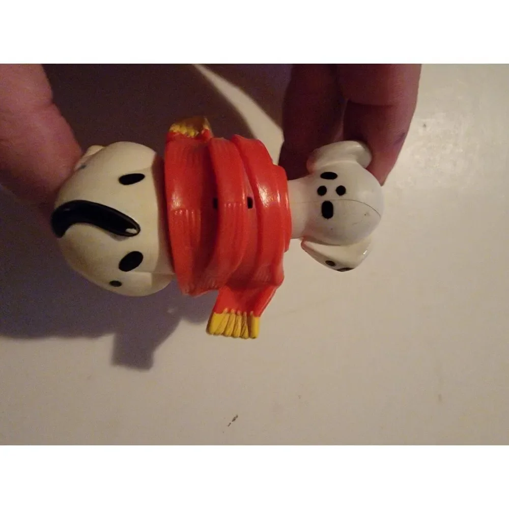 McD 1996 McDonalds DISNEY 101 Dalmatian TOY Ornament #81 Wrapped in‎ RED SCARF